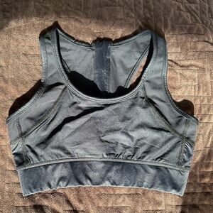 Alala Black Sports Bra with Moisture-Wicking Fabric